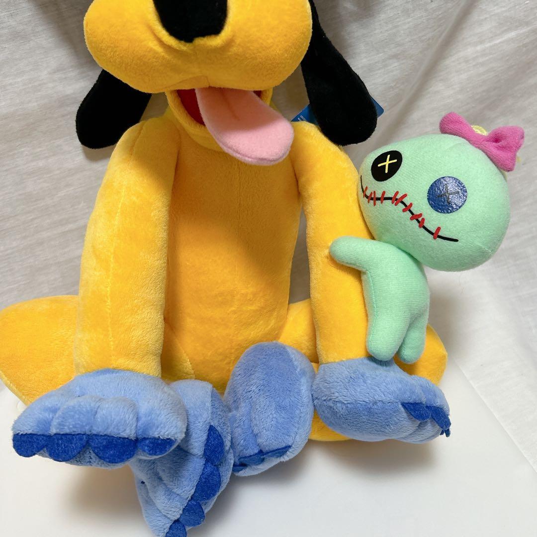 希少　ディズニー プルート ぬいぐるみ スティッチ　スクランプ　平成レトロ