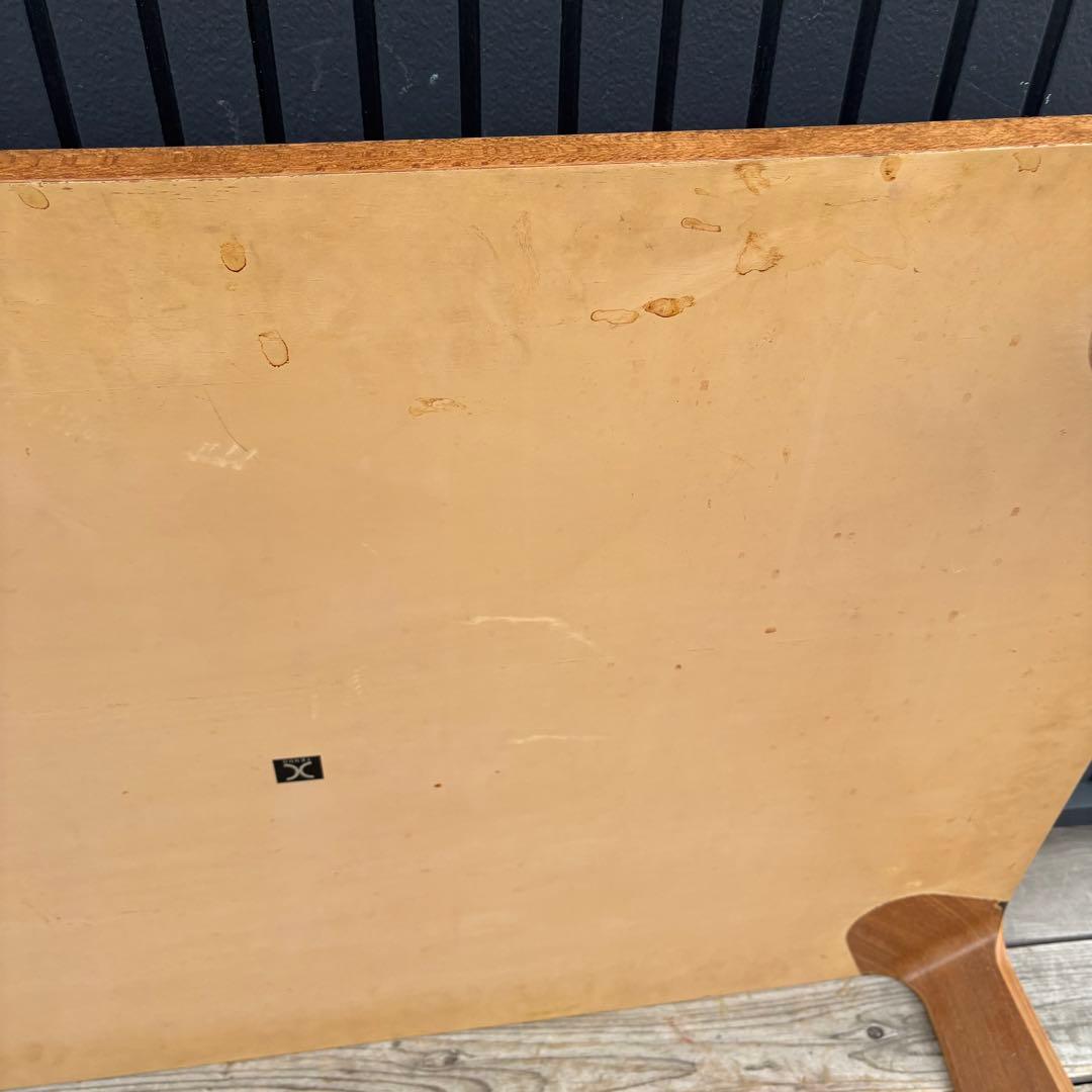 天童木工 TENDO 木製座卓 プライウッド ローテーブル 曲木 昭和レトロ