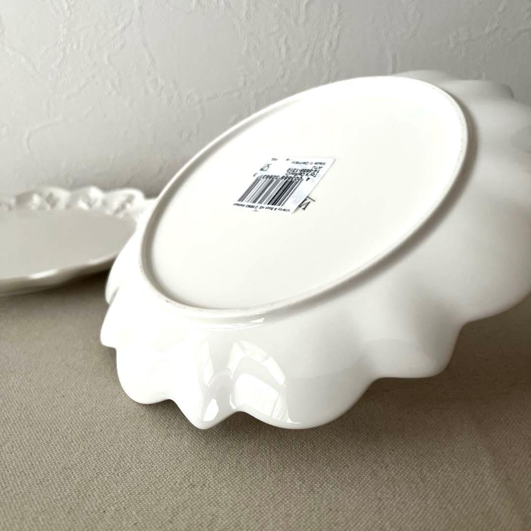 M439 ○ビレロイ＆ボッホ　クリスマス輪花プレート【2枚】未使用　かわいい