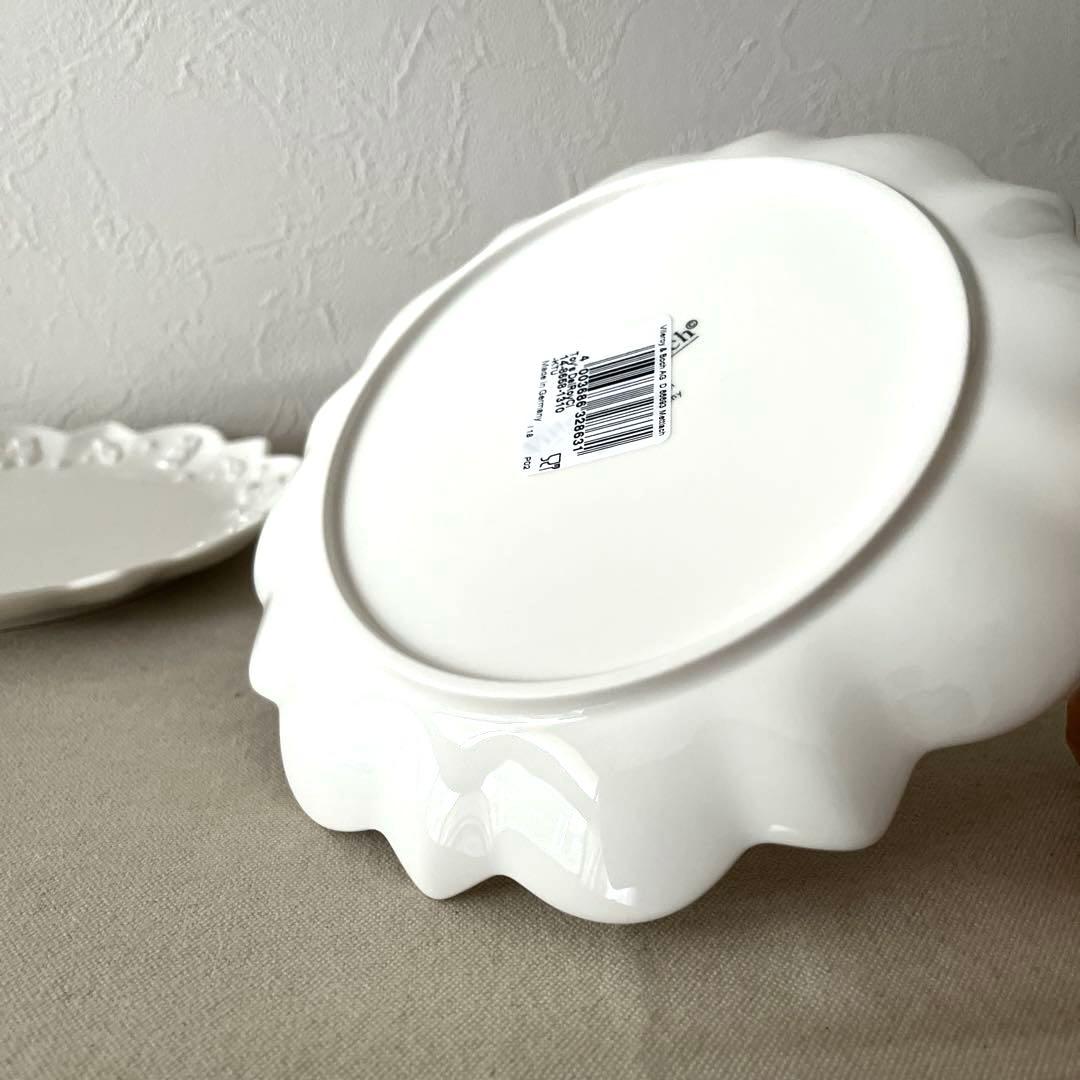 M439 ○ビレロイ＆ボッホ　クリスマス輪花プレート【2枚】未使用　かわいい