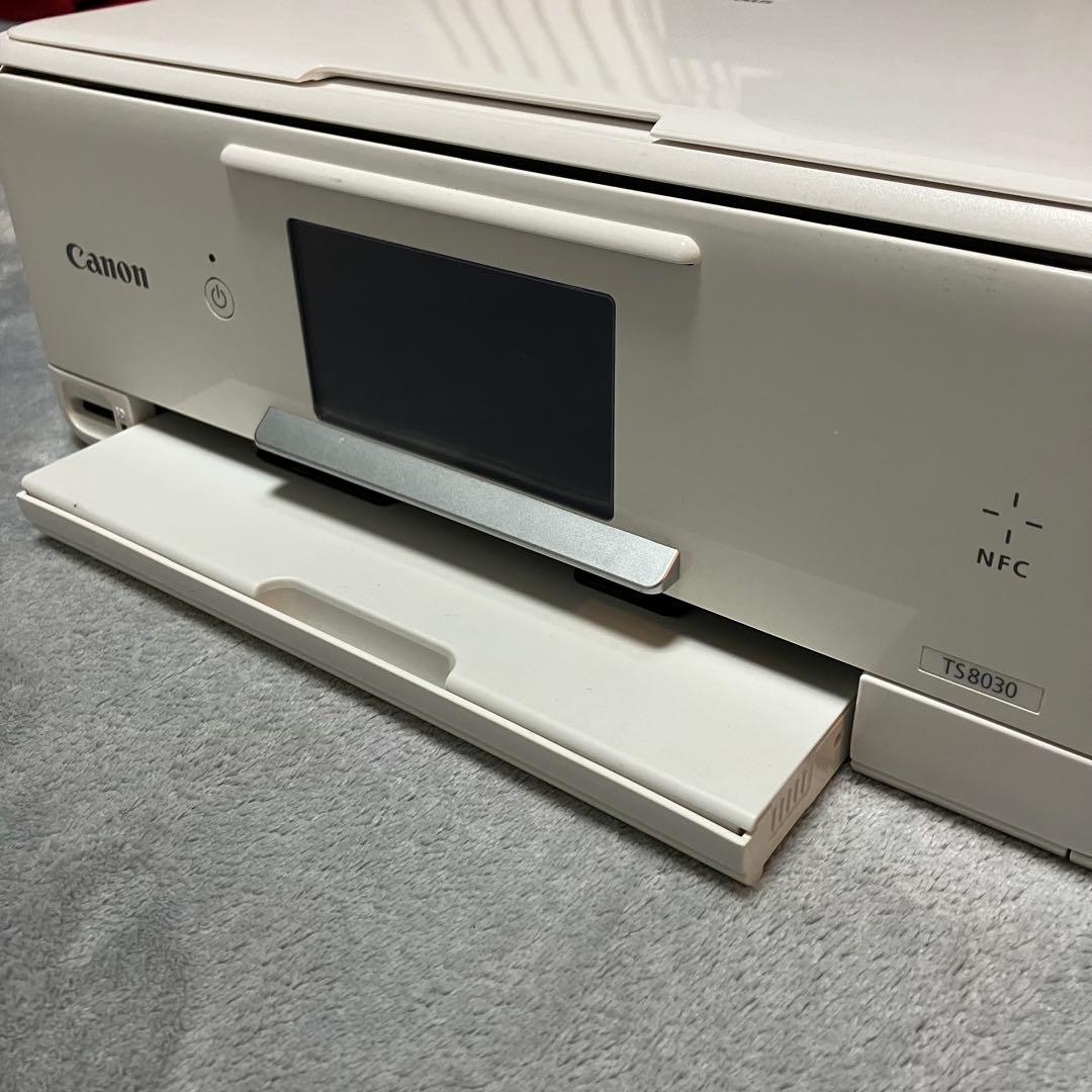 Canon PIXUS TS8030 ホワイトインクジェットプリンター