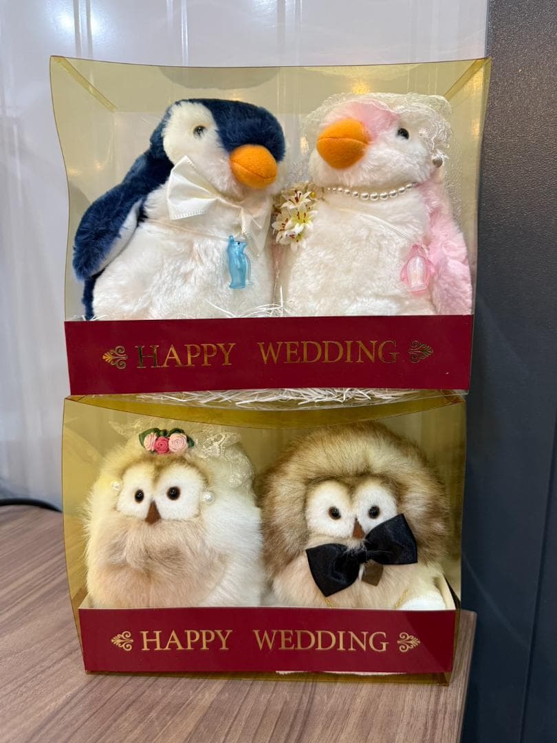 モンスイユ Mon Seuil ウェディング フクロウ ペンギンセット