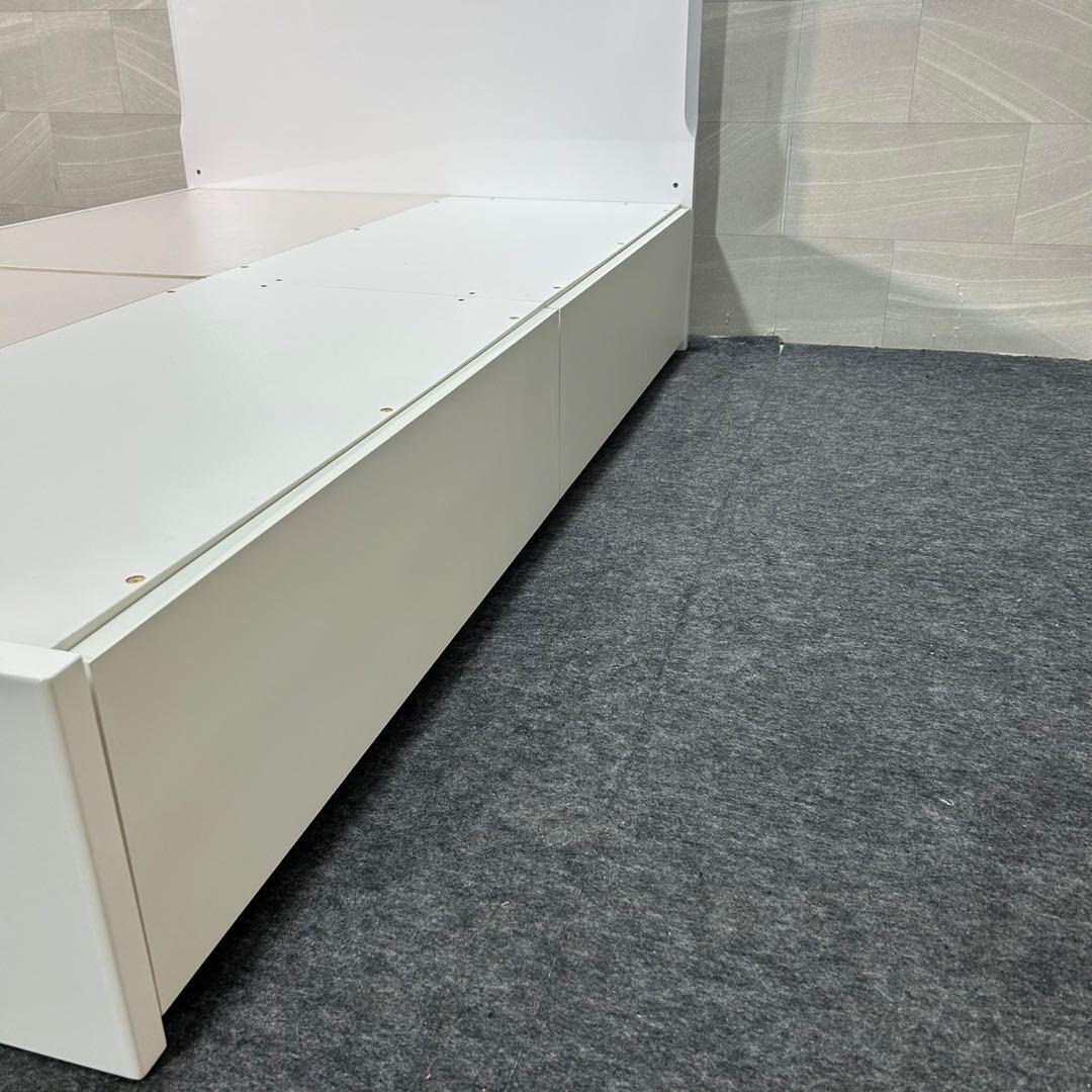 ニトリ ベッドフレーム セミダブル 収納付き メリッサ3 シンプル d3857