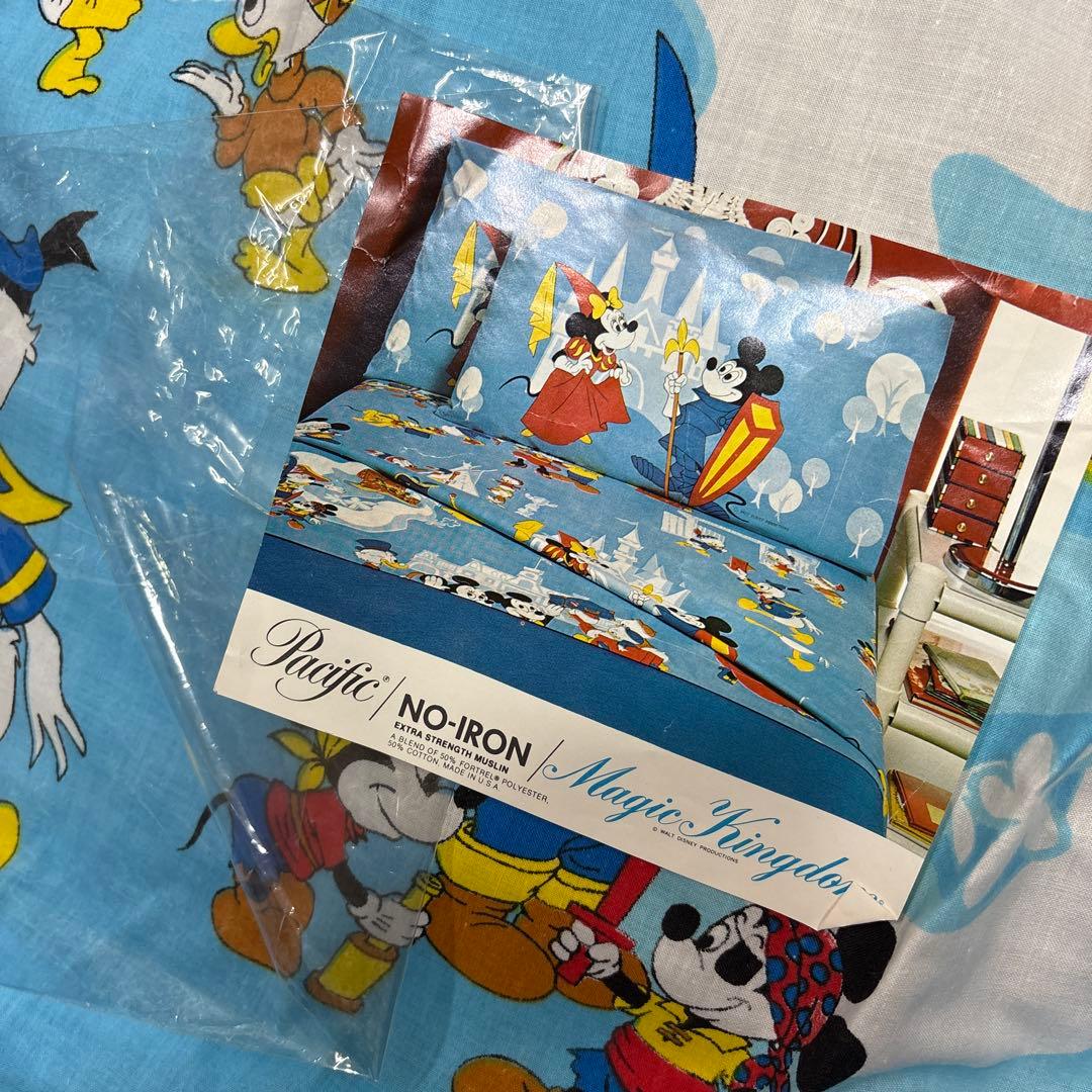 新品未使用ミッキーミニービンテージシーツデッドストック