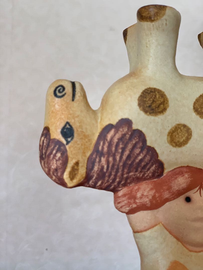 リサ・ラーソン【長くつ下のピッピ】馬を持ち上げるピッピ 北欧雑貨 《美品・レア》