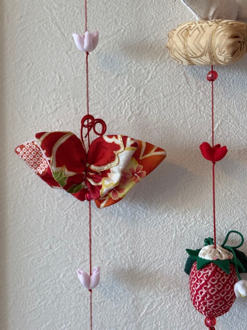 可愛いつるし雛No.191 壁掛けタイプ・ひな祭り・桃の節句・さげもんつるし飾り