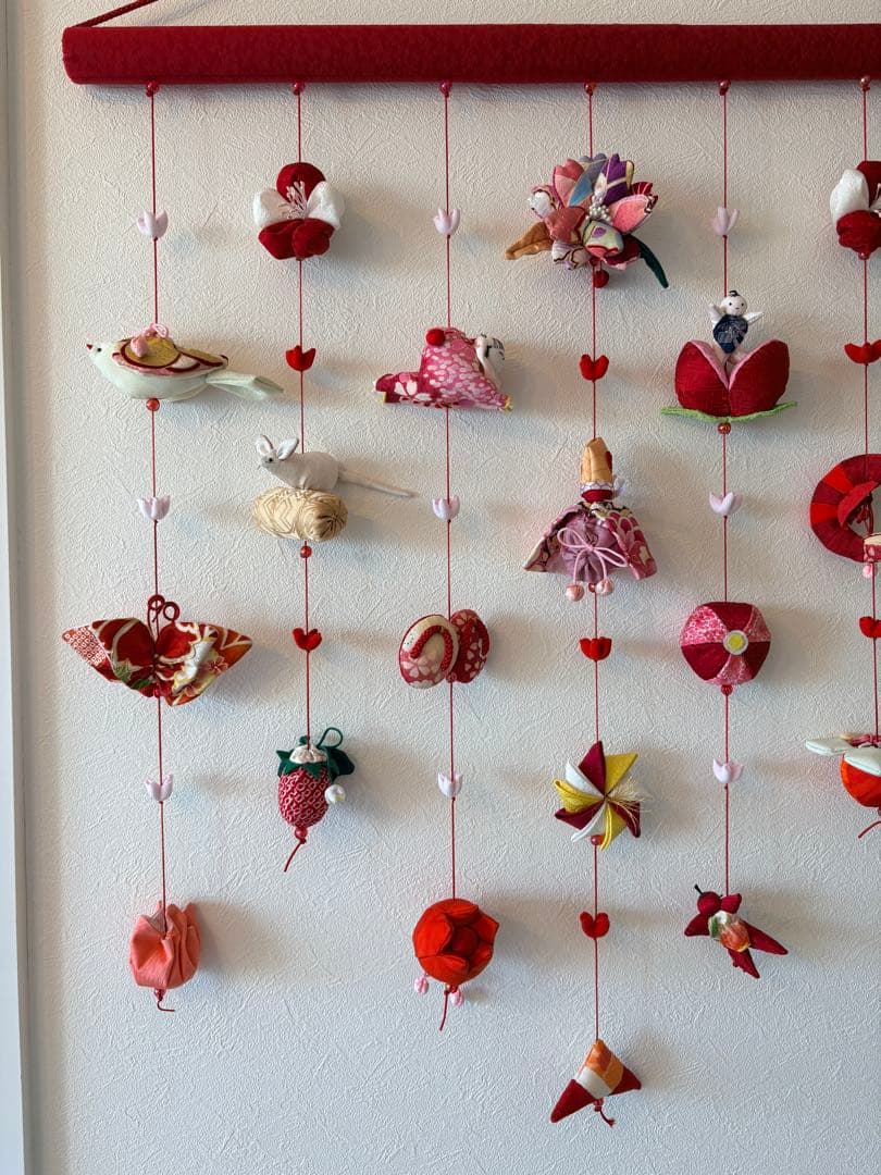 可愛いつるし雛No.191 壁掛けタイプ・ひな祭り・桃の節句・さげもんつるし飾り