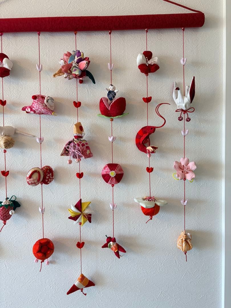 可愛いつるし雛No.191 壁掛けタイプ・ひな祭り・桃の節句・さげもんつるし飾り