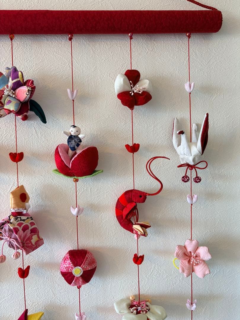 可愛いつるし雛No.191 壁掛けタイプ・ひな祭り・桃の節句・さげもんつるし飾り