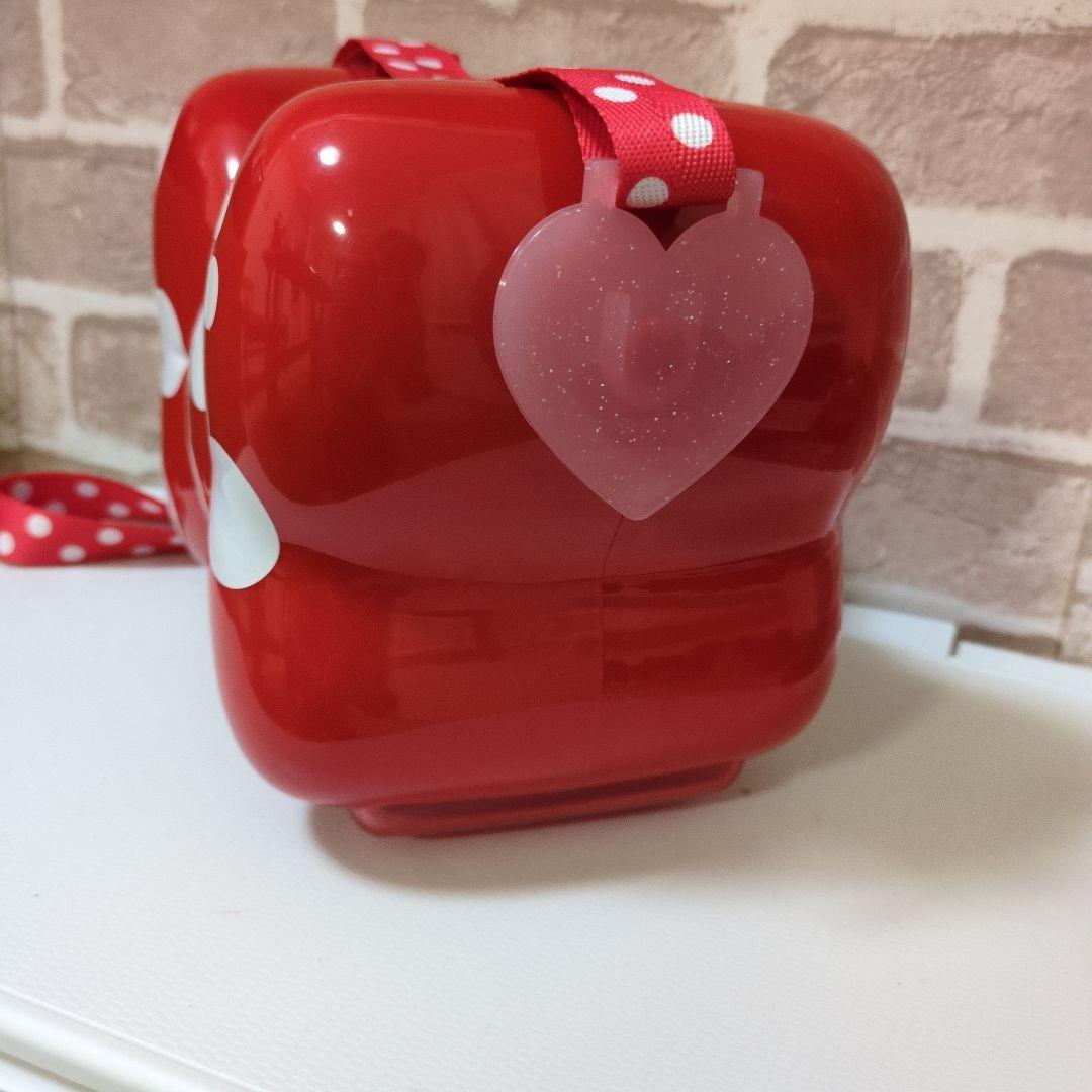 ミニー　ポップコーンバケット　リボン型キャラクターバッグ 赤