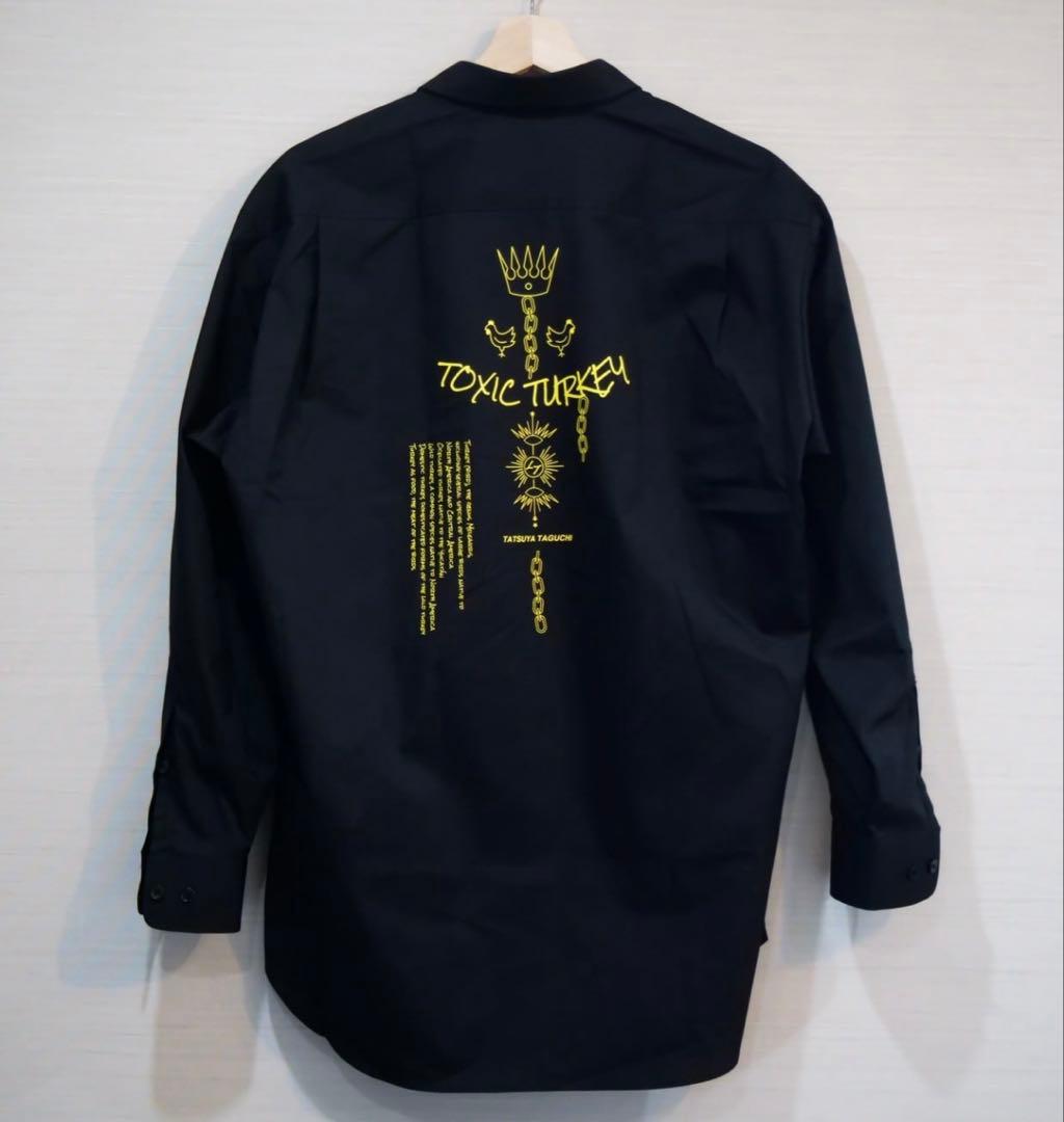 田口達也　TT TOXIC TURKEY / Black Yシャツ