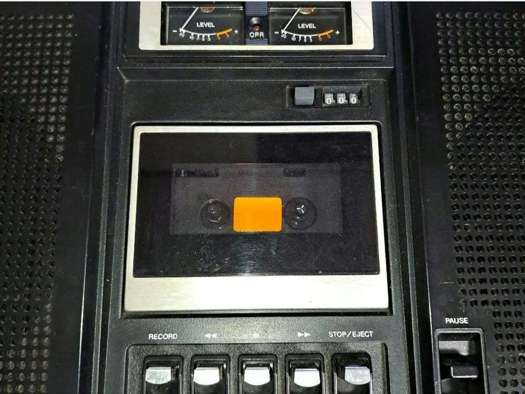 SONY CF-6500 ラジカセ FM/AMラジオ動作確認済アンテナ破損レトロ
