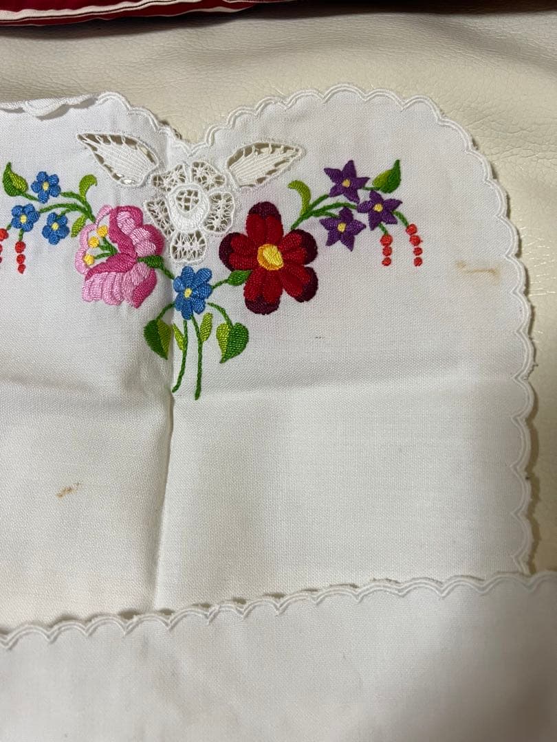 ハンガリー　カロチャ刺繍　エプロン