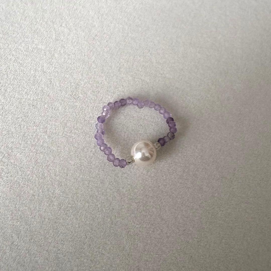 013.【Amethyst Healing】アメシスト パールリング