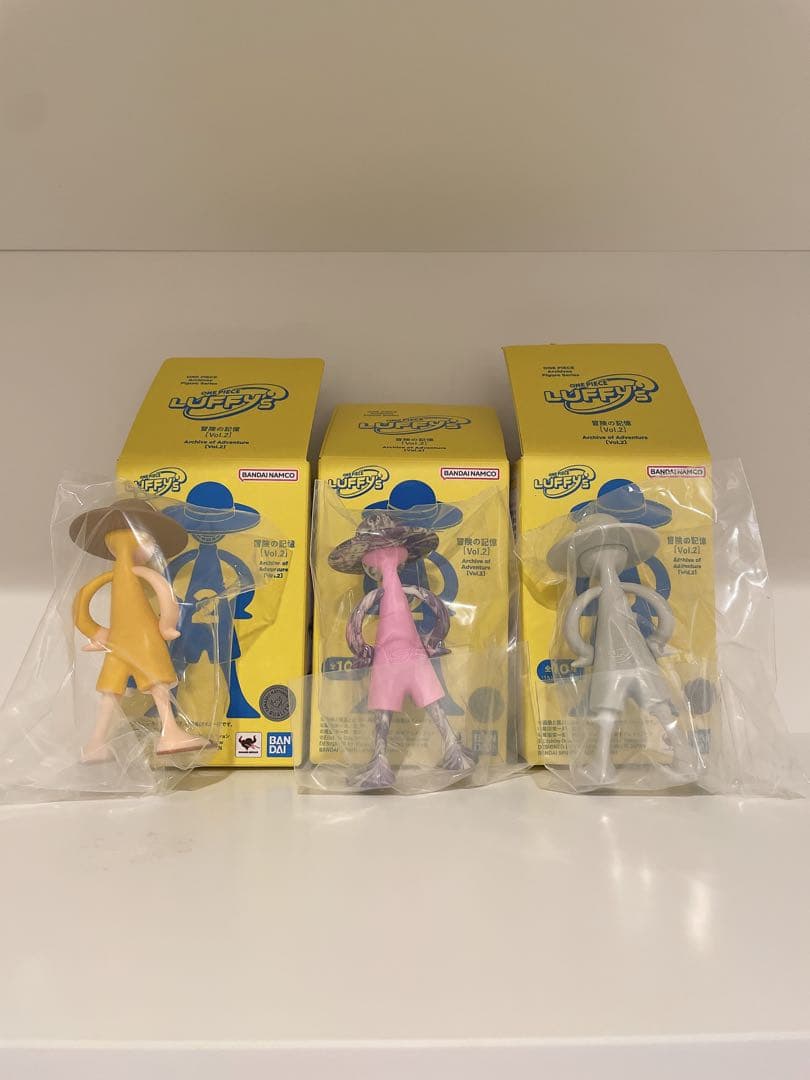 ONE PIECE LUFFY’s 冒険の記憶Vol.2 フィギュア 3種set