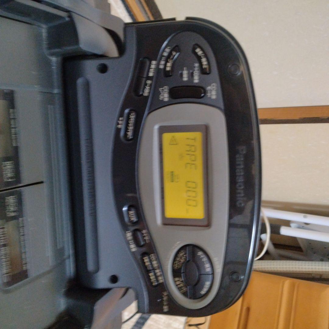 Panasonic CD・・カセットデッキ ブラック　RX-ED90