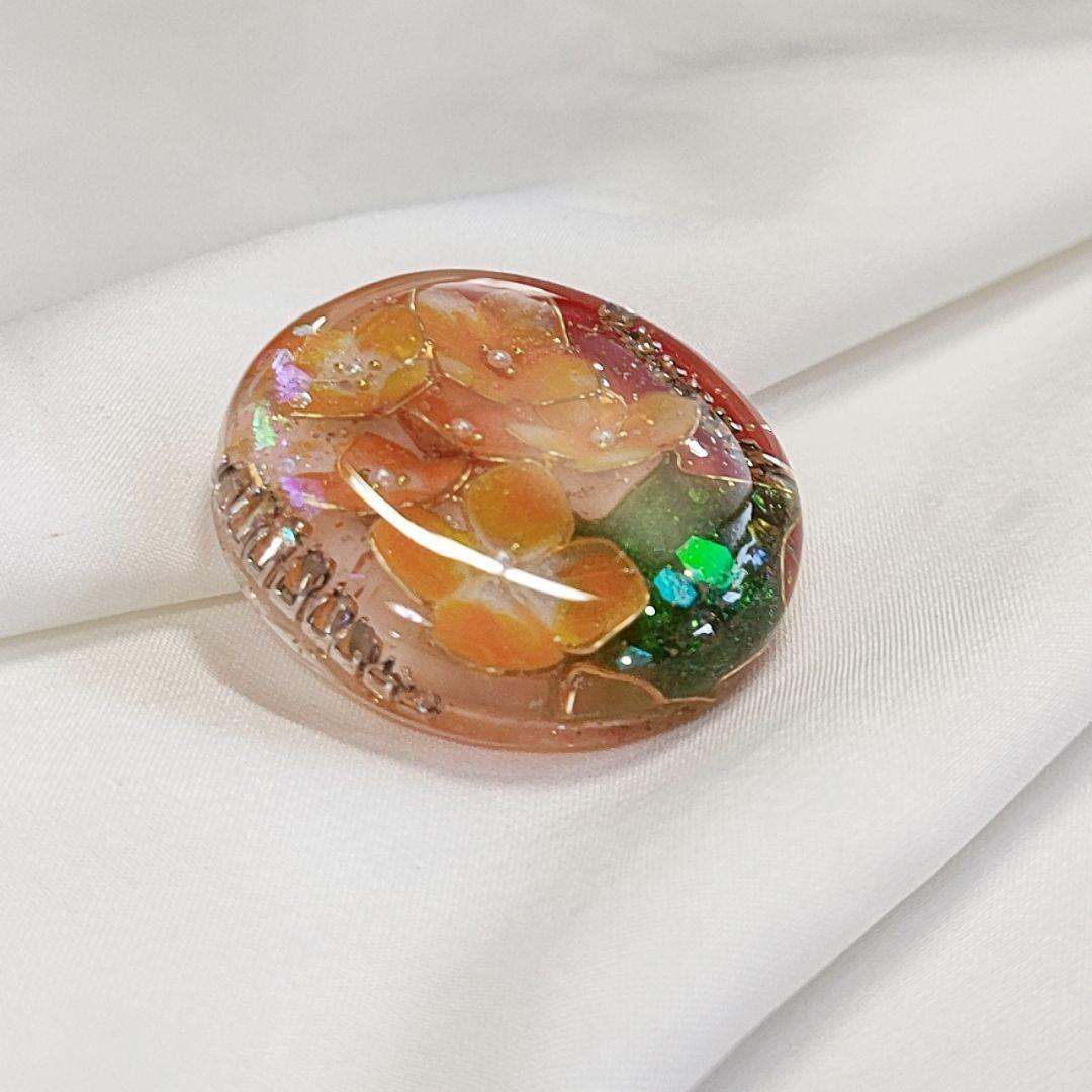 【No.131】紫陽花 レジン໒꒱·̩͙ ヘアゴム 選べるパーツ