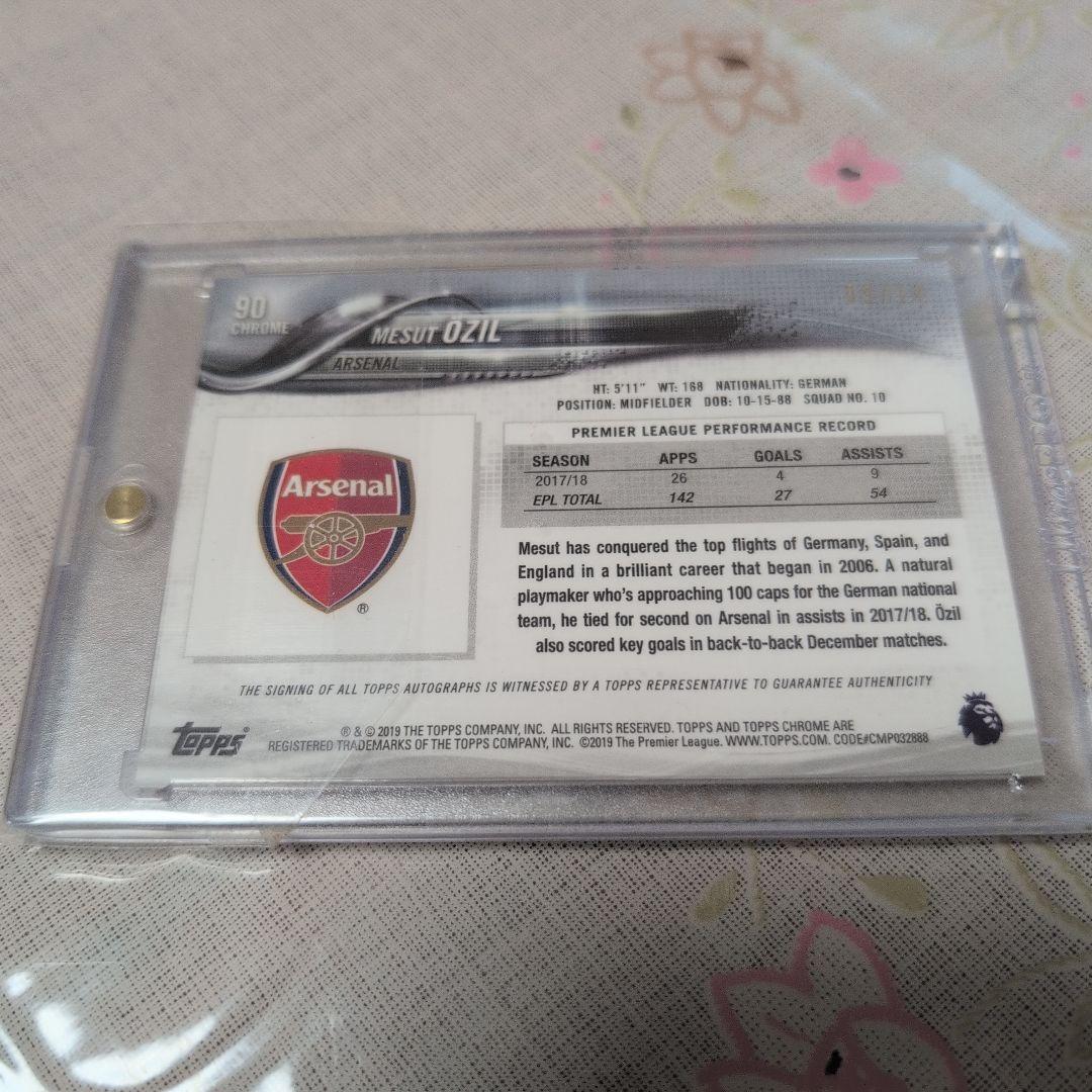 topps メスト　エジル　サインカード　/10