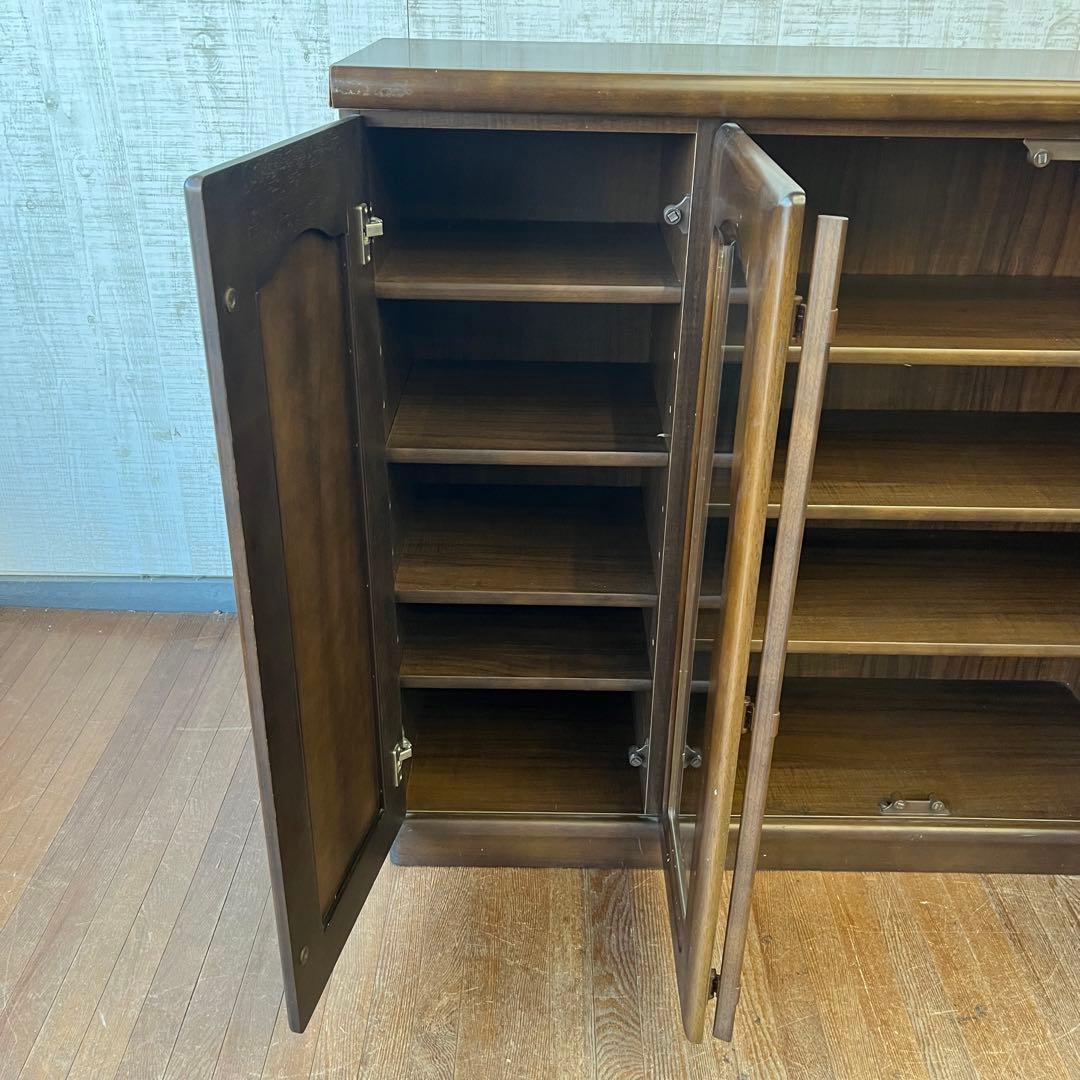 【アンティーク】昭和レトロ 木製 サイドボード カップボード 古家具 古民家