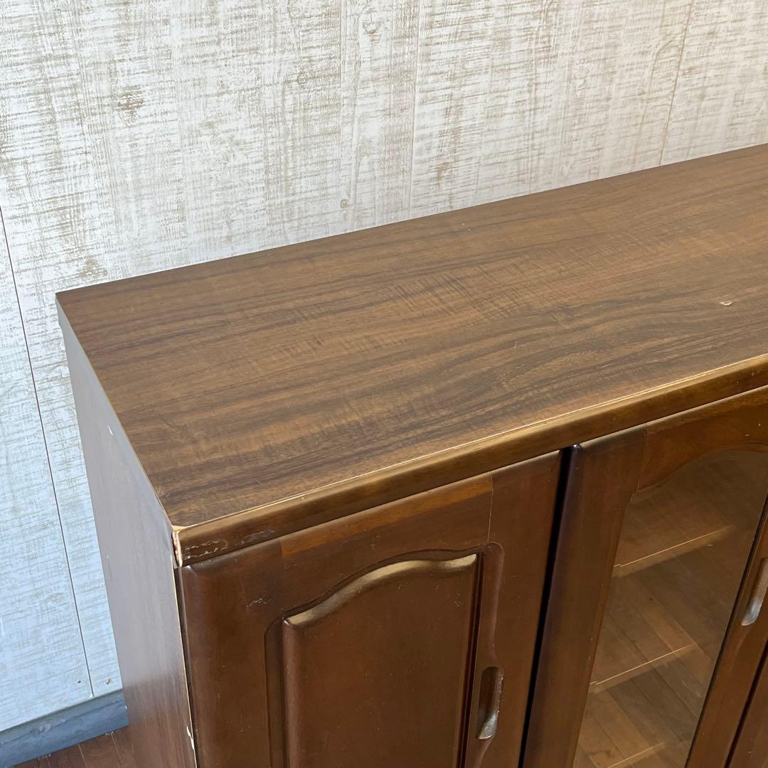 【アンティーク】昭和レトロ 木製 サイドボード カップボード 古家具 古民家