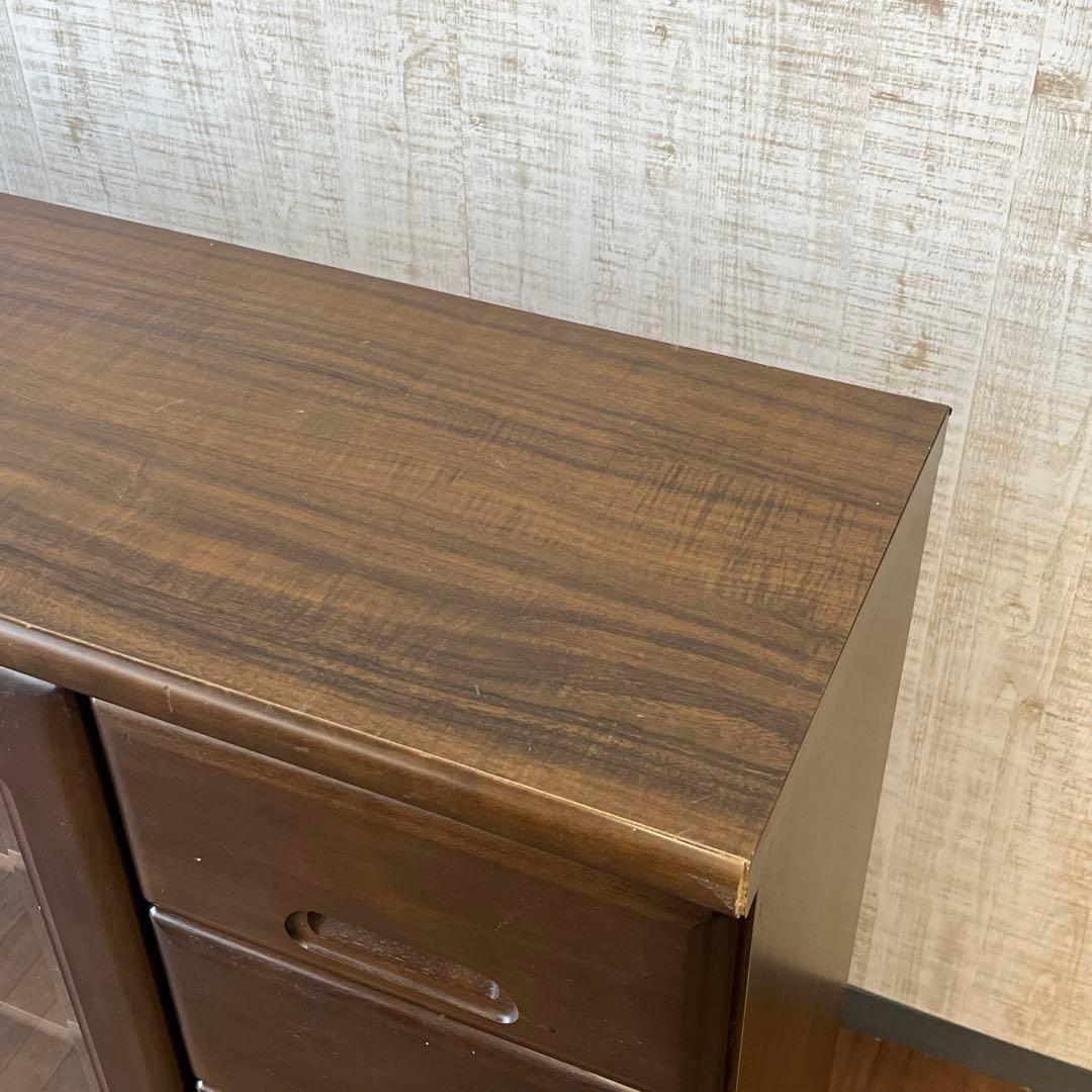 【アンティーク】昭和レトロ 木製 サイドボード カップボード 古家具 古民家