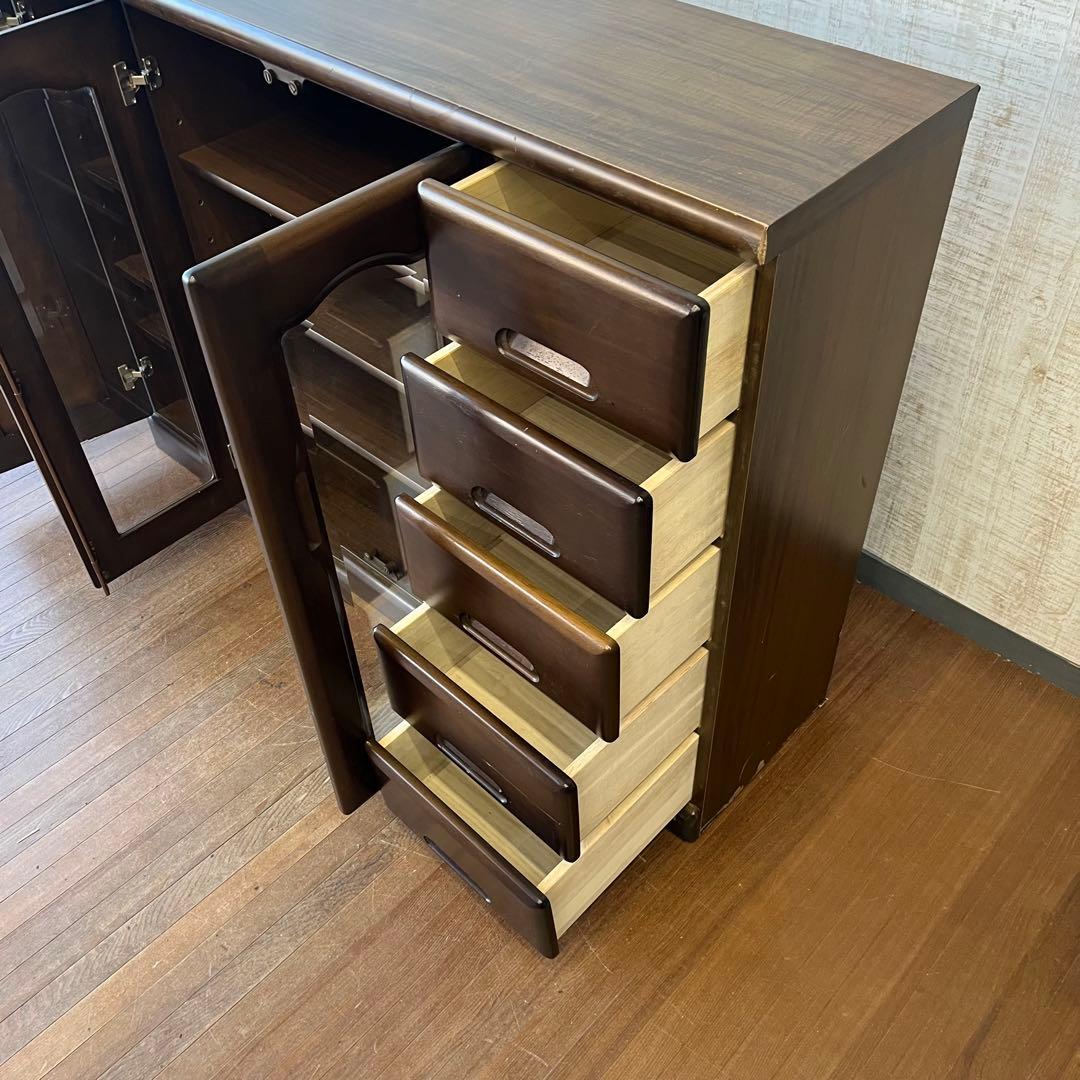 【アンティーク】昭和レトロ 木製 サイドボード カップボード 古家具 古民家