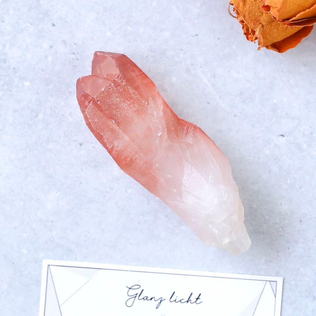 ディープピンクレムリアンシード ディアマンティーナ産 天然石 水晶 鉱物 一点物