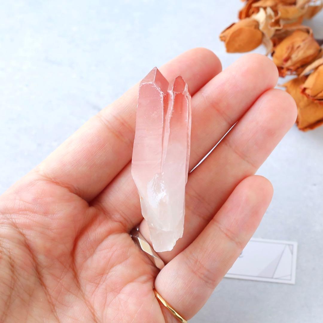 ディープピンクレムリアンシード ディアマンティーナ産 天然石 水晶 鉱物 一点物