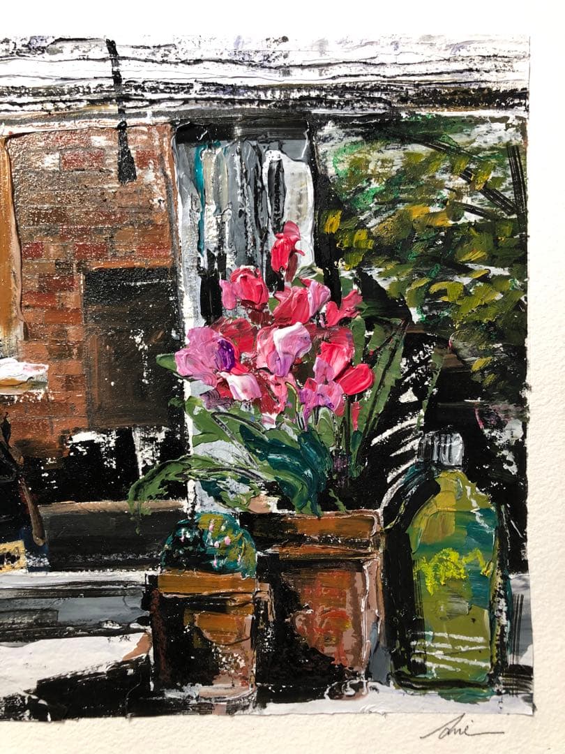 油彩『Weekday Off』