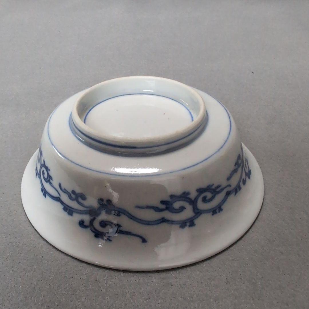 色絵南蛮船文深鉢　色絵南蛮人文深鉢　伊万里南蛮船文深鉢　伊万里南蛮人文深鉢