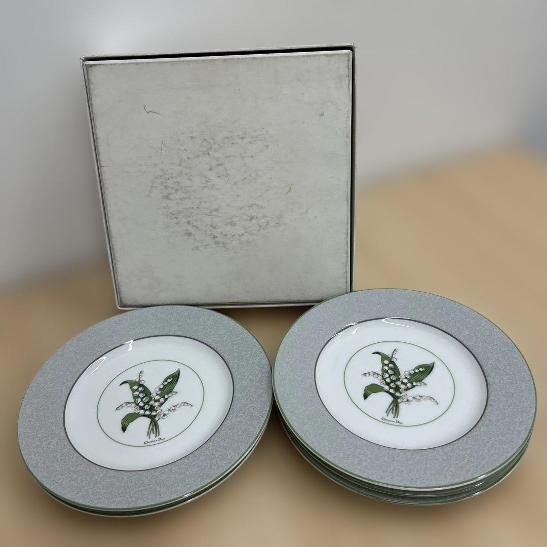 【未使用品】Christian Dior ミリラフォーレ ケーキ皿 5枚セット