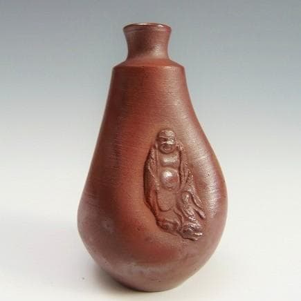 古備前 書道具水滴 5個セット ミニ人形徳利 臍徳利 骨董品 備前焼