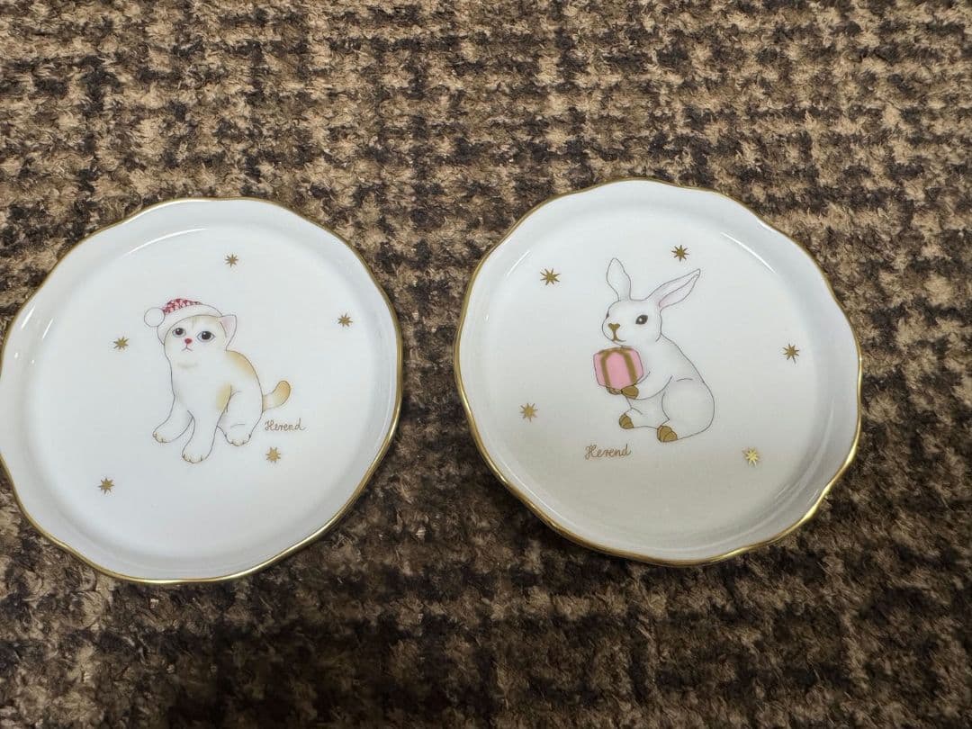 新品　Herend　プチプレート２枚セット