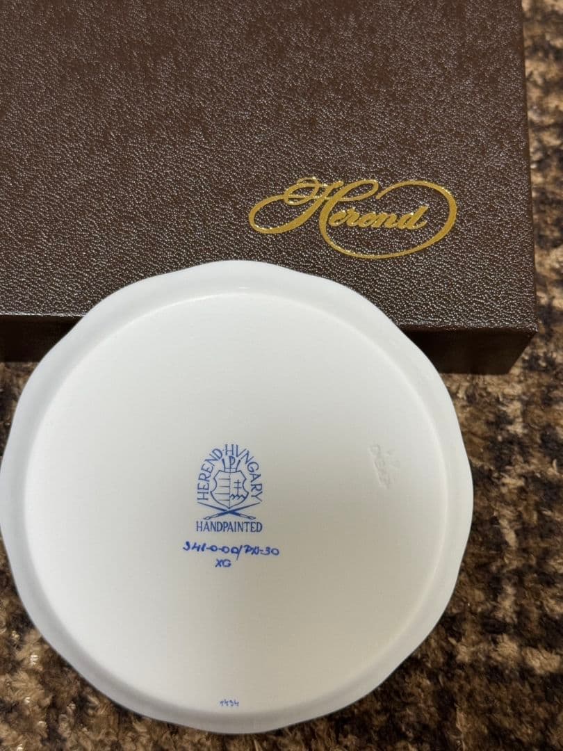 新品　Herend　プチプレート２枚セット