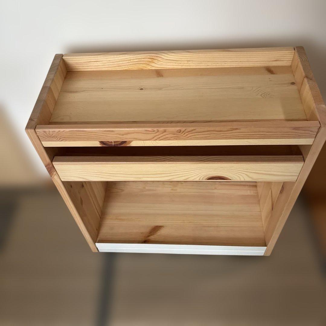 無印良品 パイン材デスク デスクワゴンセット1