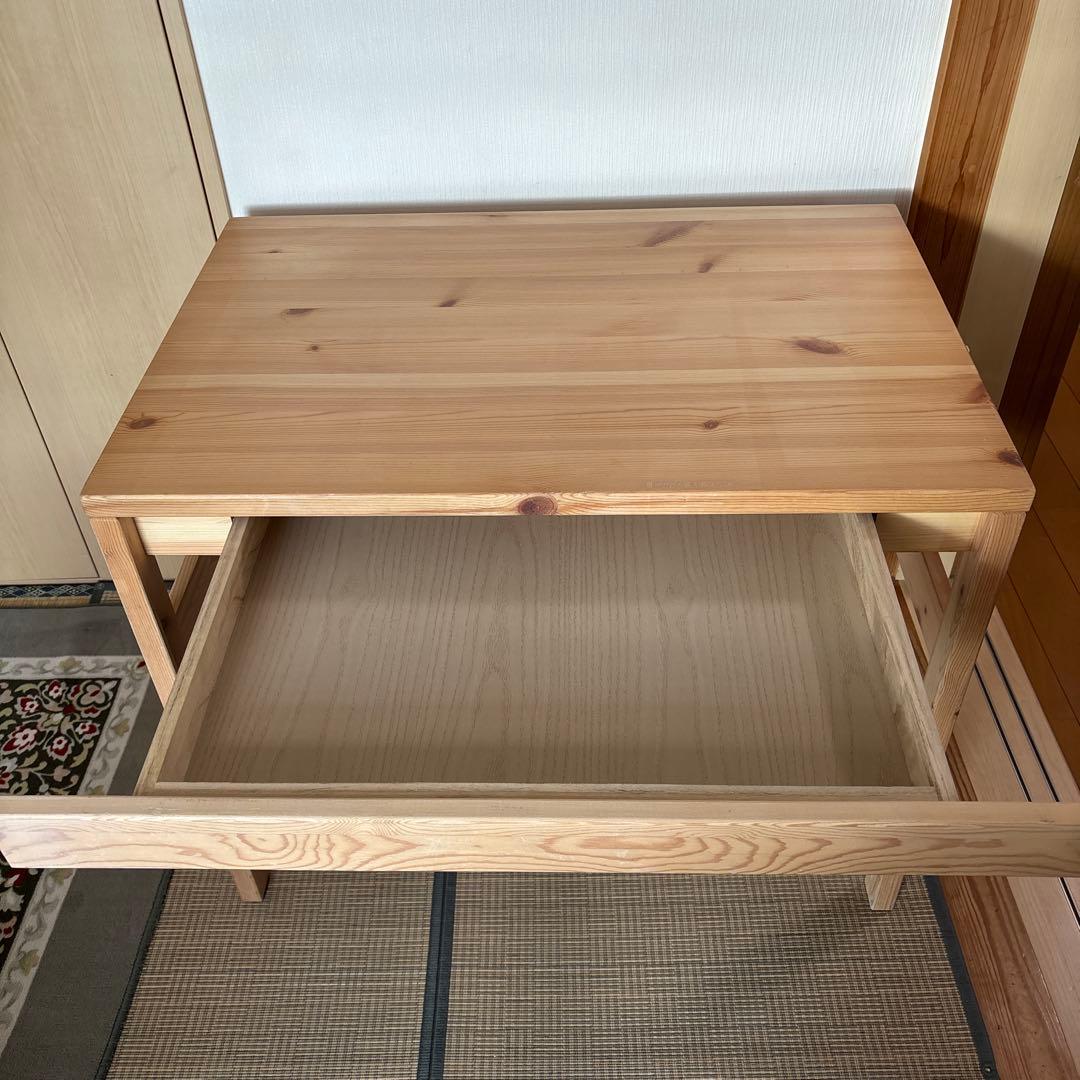 無印良品 パイン材デスク デスクワゴンセット1