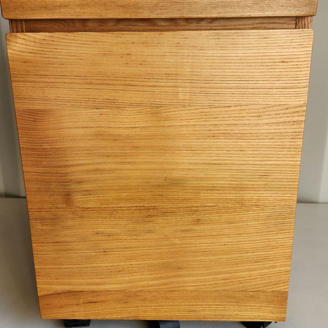 廃盤モデル　無印良品 木製 デスクキャビネット タモ材　➁