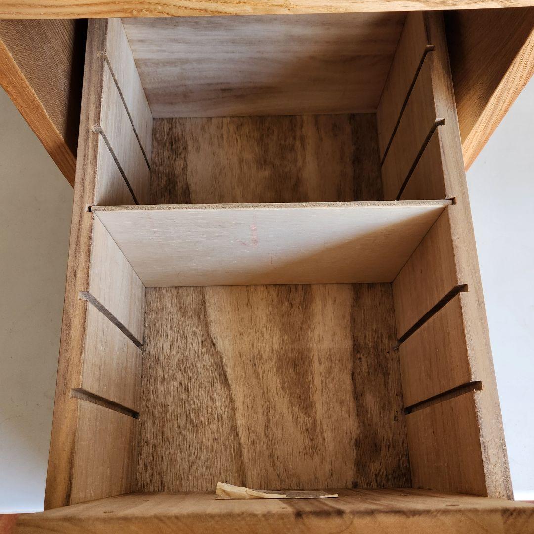 廃盤モデル　無印良品 木製 デスクキャビネット タモ材　➁