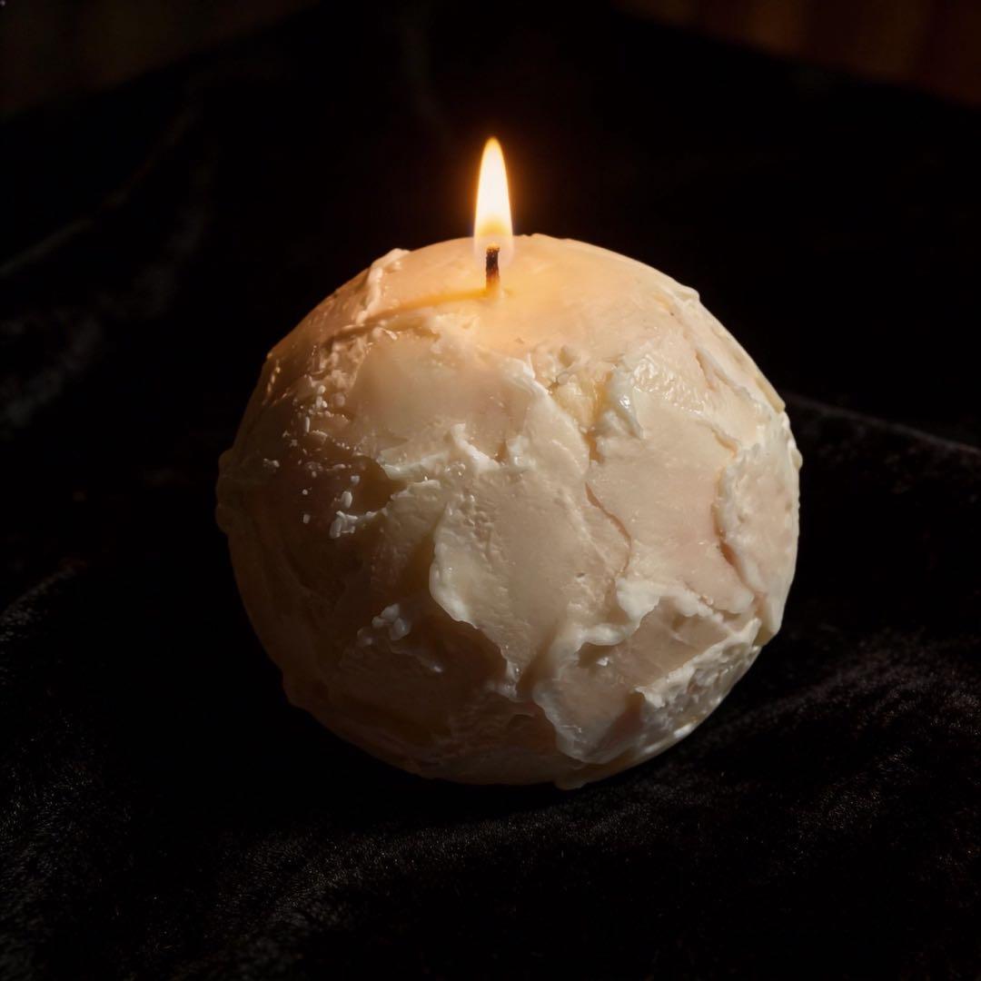 満月ソイキャンドル ひのき 天然精油 母の日ギフト インテリア
