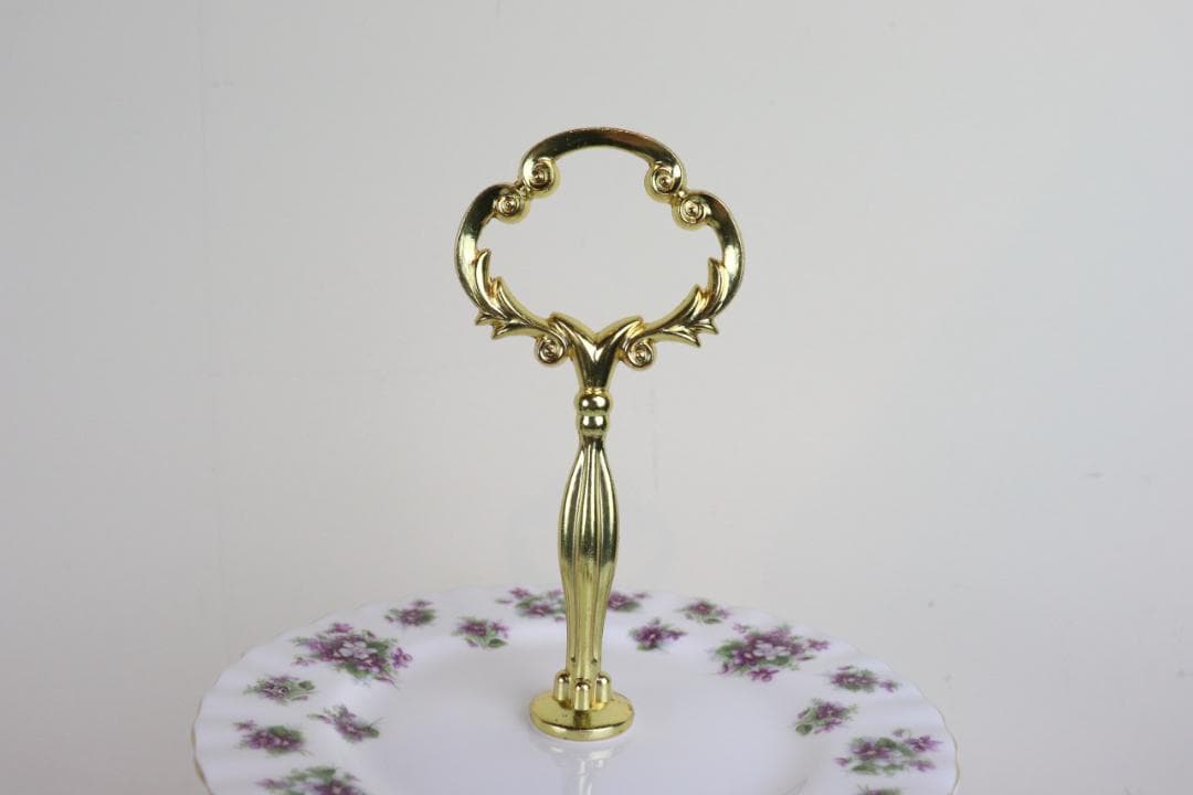 ロイヤルアルバート　スウィートバイオレット　アフタヌーンティースタンド　イギリス