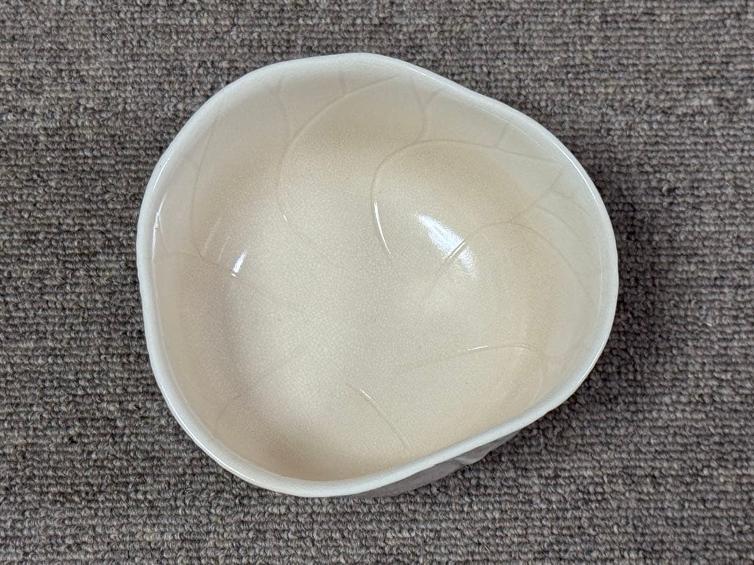 燦光窯 蓮葉 茶碗 井川和夫 造