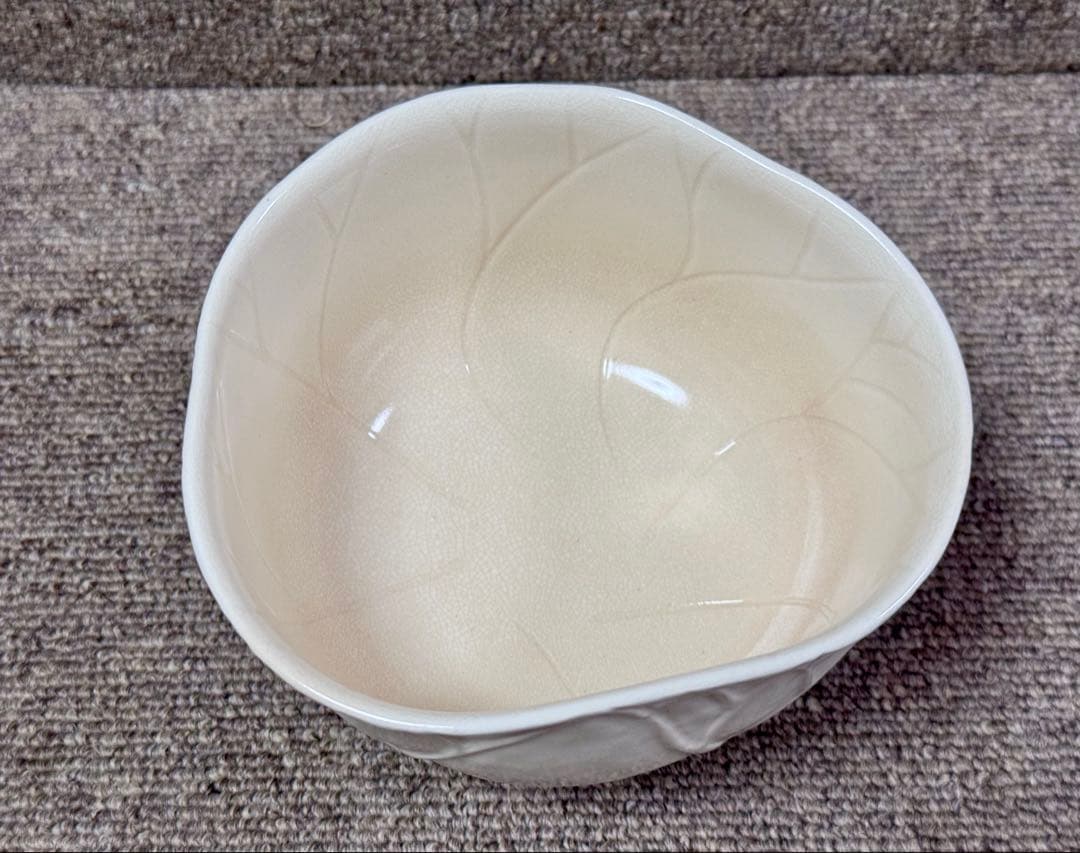 燦光窯 蓮葉 茶碗 井川和夫 造