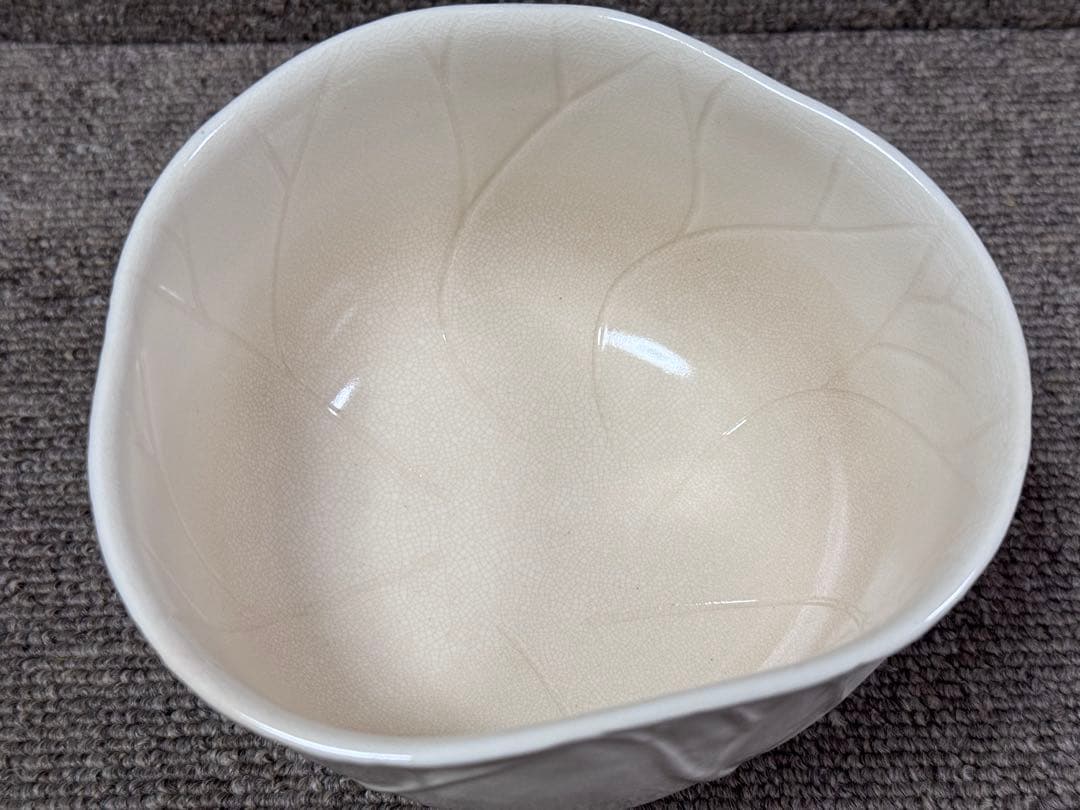 燦光窯 蓮葉 茶碗 井川和夫 造