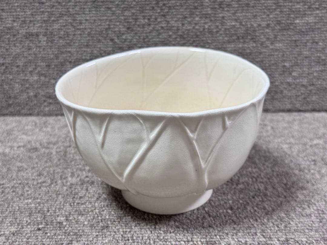 燦光窯 蓮葉 茶碗 井川和夫 造