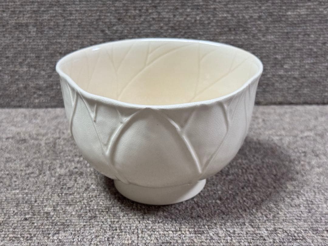 燦光窯 蓮葉 茶碗 井川和夫 造