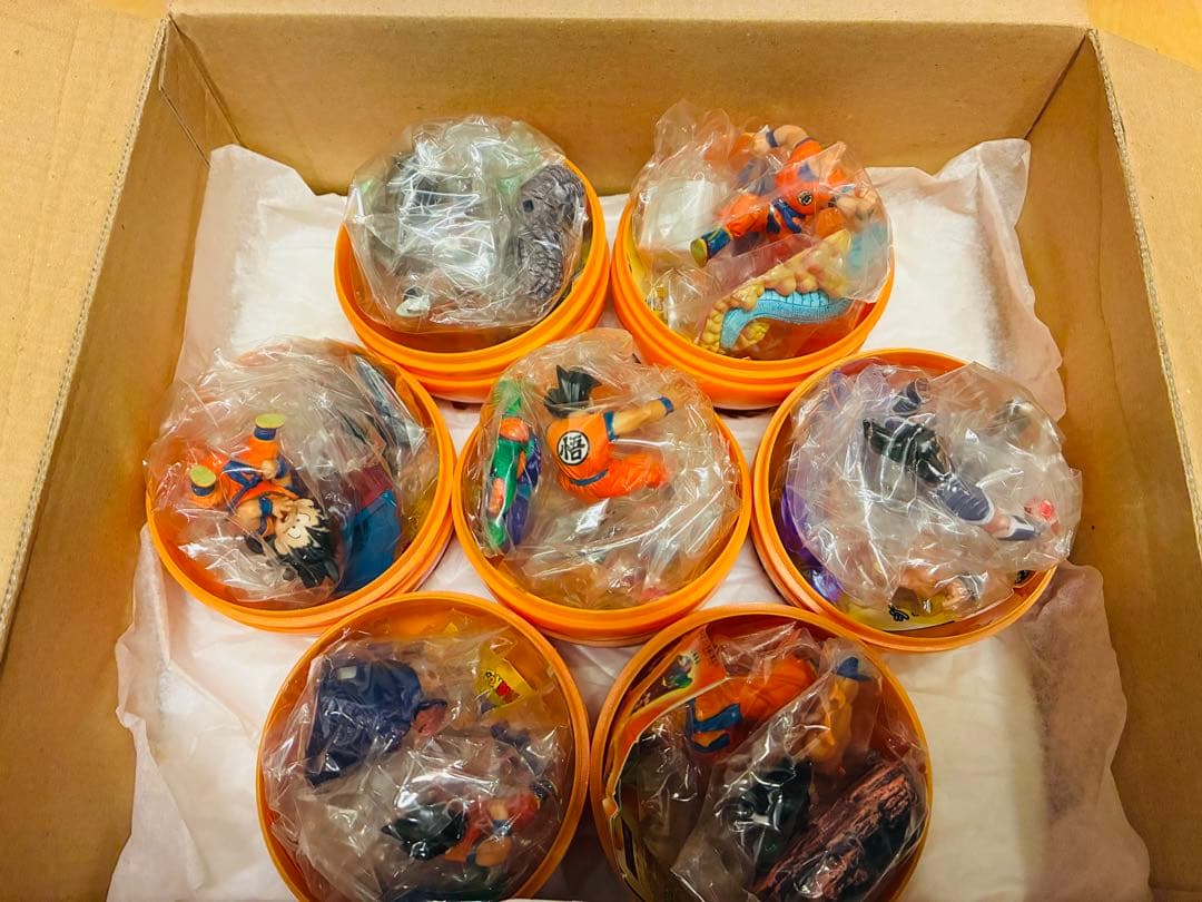 ドラゴンボールカプセル 激闘宇宙一の強戦士 サイヤ人編　彩色版コンプ　ドラカプ