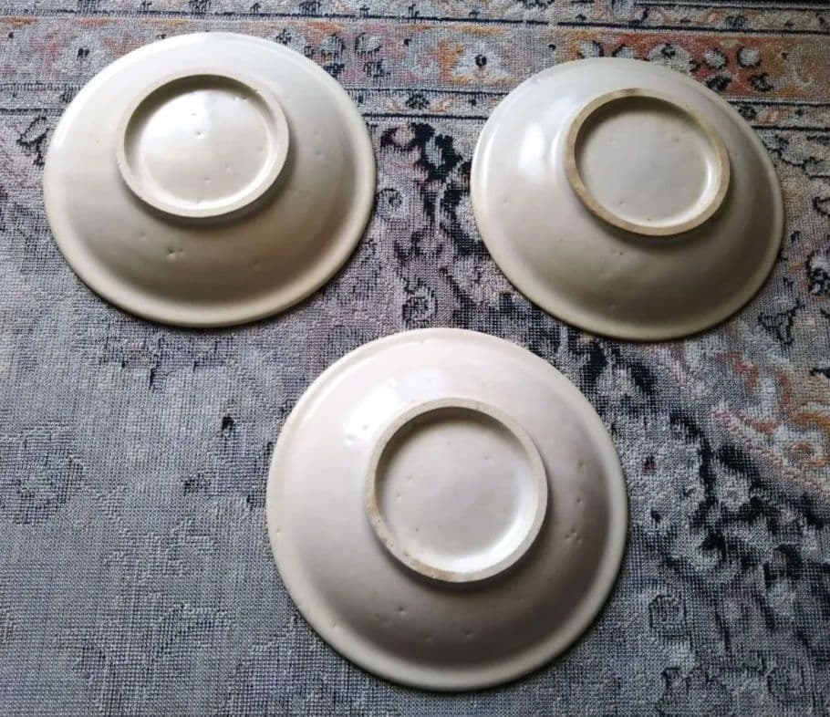 ⭐️セール！⭐️萩焼「陶器 小皿 皿」3枚 セット［未使用］