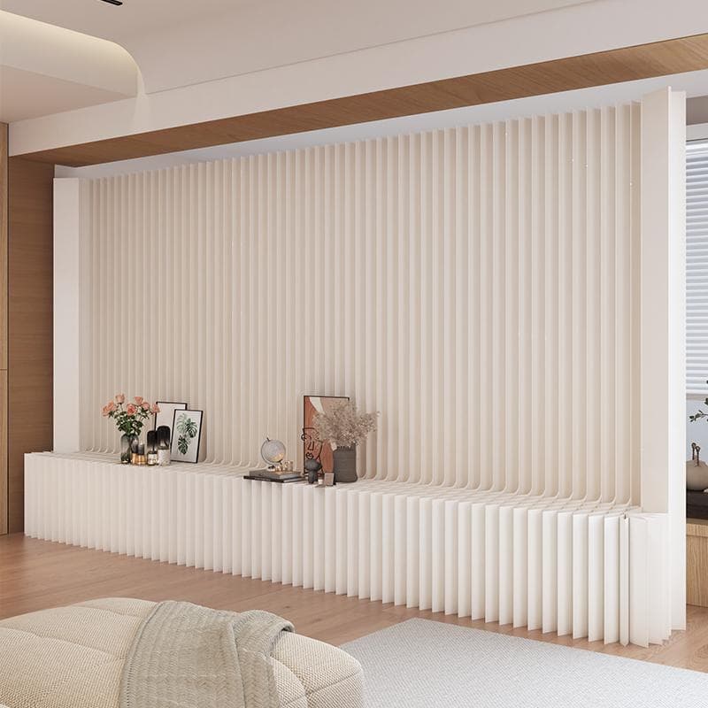 紙製パーテーション陳列展示台高さ1.5ｍ長さ2-3ｍ組立不要折りたたみ衝立仕切り