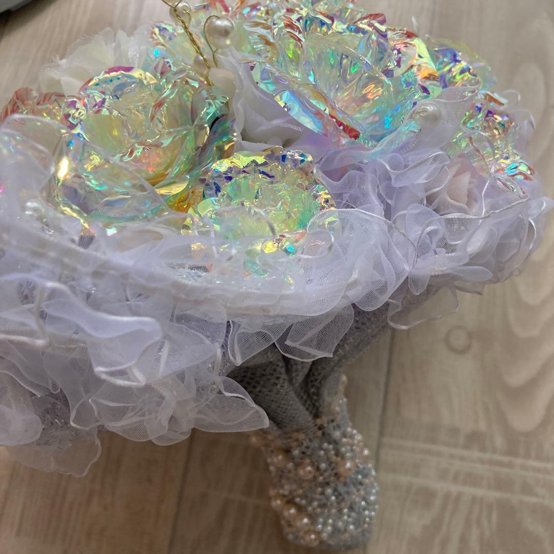 フラワーアレンジメント　ブーケ　キラキラ　花束　オーロラ