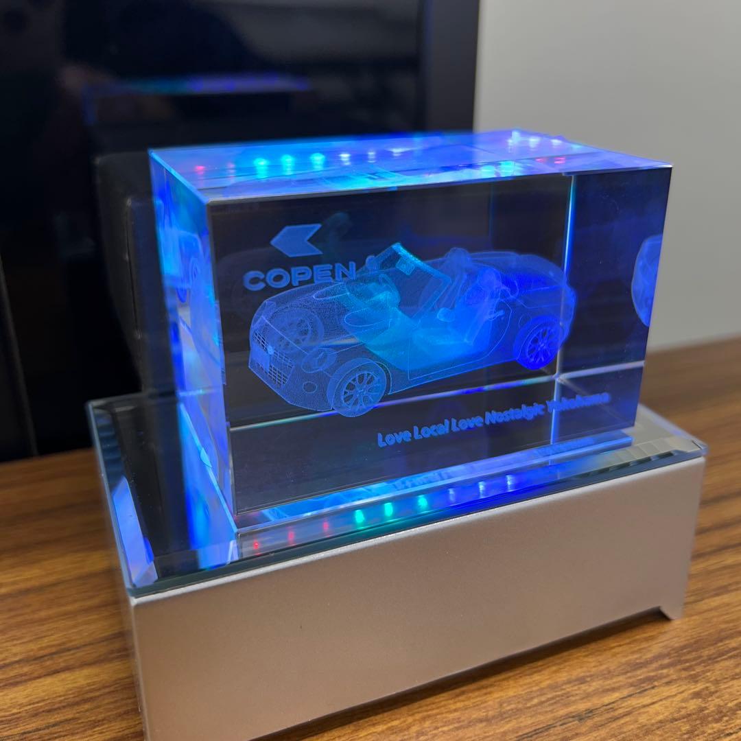 COPEN 3Dクリスタルアート LEDライト付き